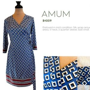 Retro Wrap-Around Dress by Anum (B1009)